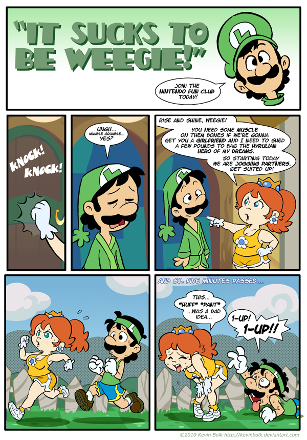 Sucks to be Luigi: Jogging by kevinbolk