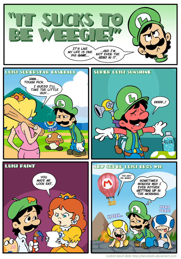 Sucks to be Luigi: Titles