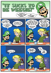 Sucks to be Luigi: Link's Hair