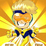 Booster Gold Art Card