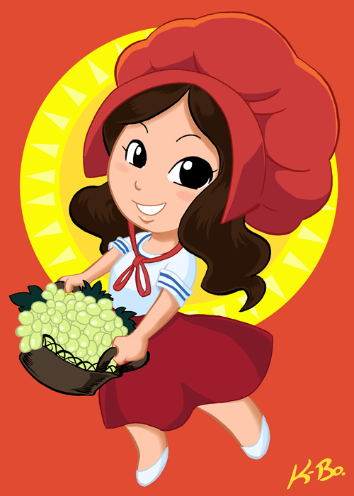 Sun Maid Raisin Girl