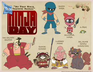 Daddy-Daughter Ninja Day Cast