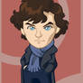 BBC Sherlock Holmes Art Card