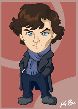 BBC Sherlock Holmes Art Card