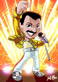 Queen Freddie Mercury Art Card
