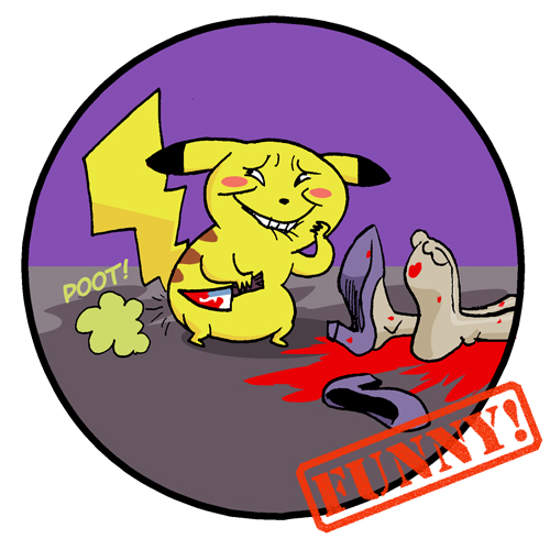 Pikachu Stabbing a Hooker and Farting
