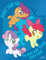 The Cutie Mark Crusaders by K-Bo.