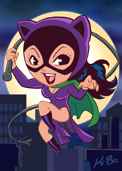 Bat-Villains: Catwoman Art Card