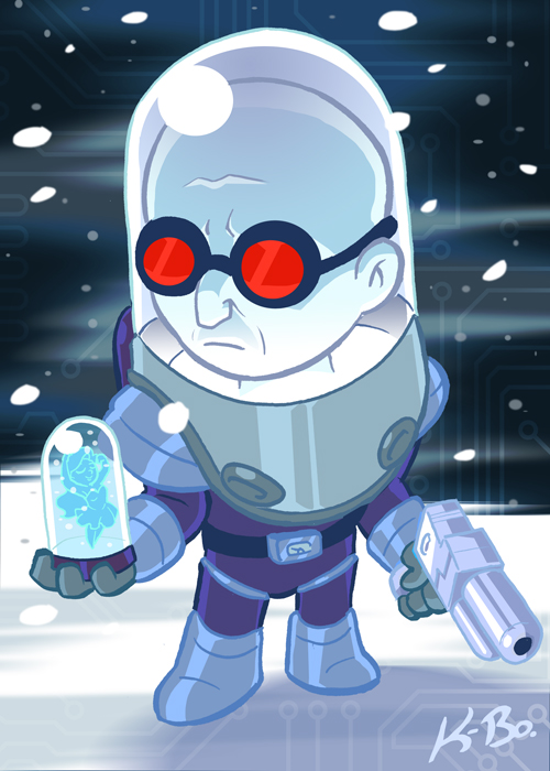 Bat-Villains: Mr. Freeze Art Card