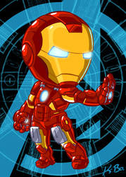 Avengers Iron Man Art Card