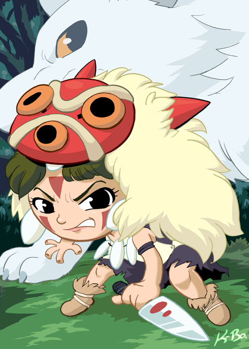 Studio Ghibli: Princess Mononoke San Art Card