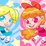 The Powerpuff Girls Art Card Set by K-Bo.