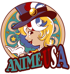 Anime USA 2012 Pin Design