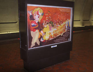 AnimeUSA 2012 Metro sign ON LOCATION!