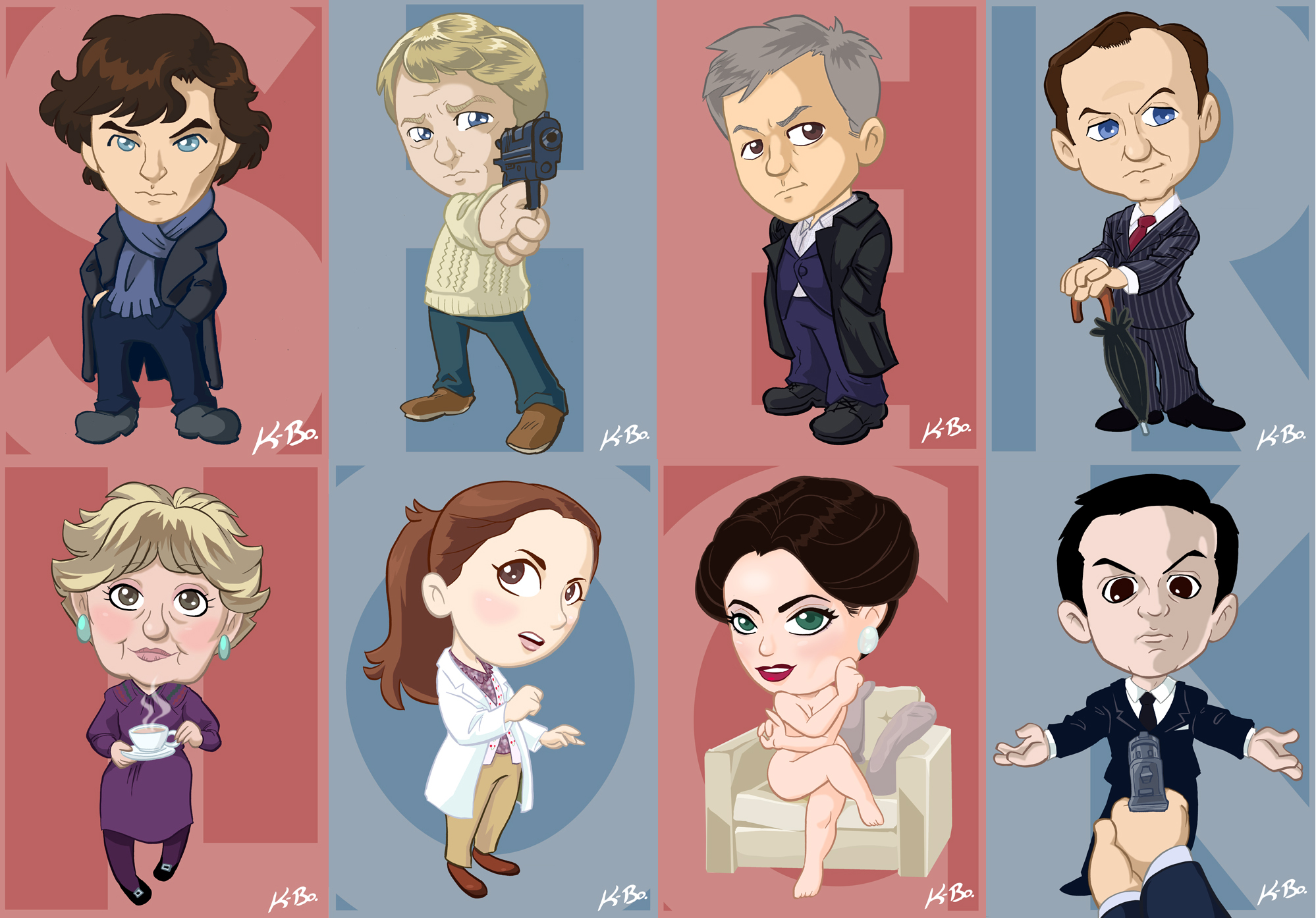 BBC Sherlock Art Card Set