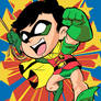 Super Powers Robin Art Card by K-Bo.