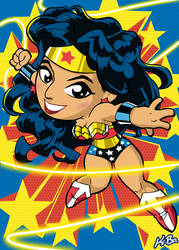 Wonder Woman Art Card by K-Bo. by kevinbolk