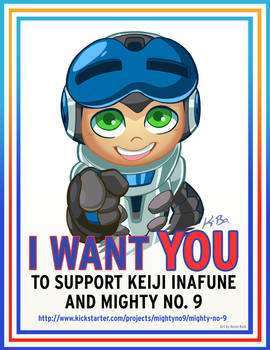 'I Want YOU' to support Mighty No. 9