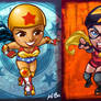 DC VS Marvel Roller Derby: Wonder Woman/Ms Marvel