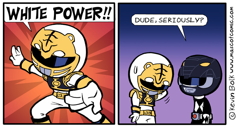 I'm My Own Mascot: Power Rangers by kevinbolk