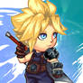 Final Fantasy 7 Cloud Strife Art Card
