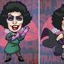 Rocky Horror Picture Show Frank N Furter Art Card