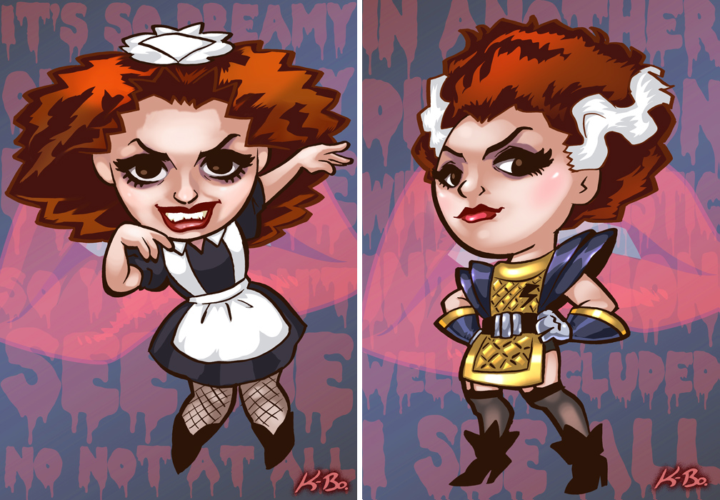 Rocky Horror Picture Show Magenta Art Card