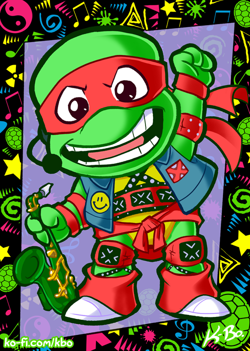 TMNT Coming Out Of Their Shells Tour Raph by kevinbolk on DeviantArt
