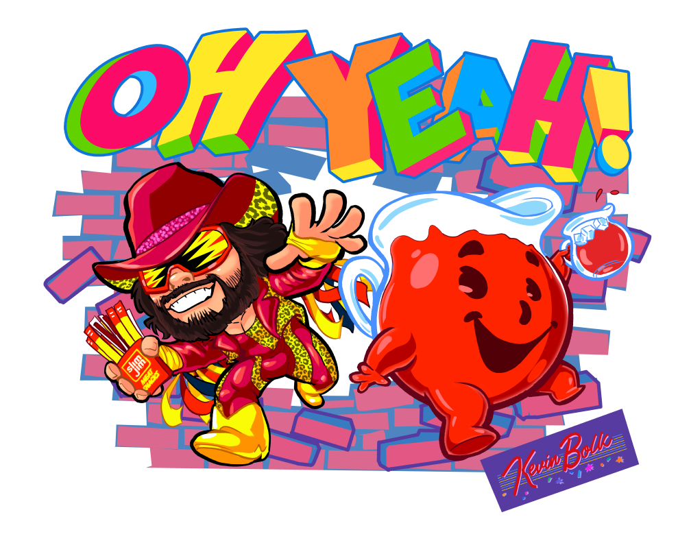 Macho Man Randy Savage + Kool Aid Man OH YEAH