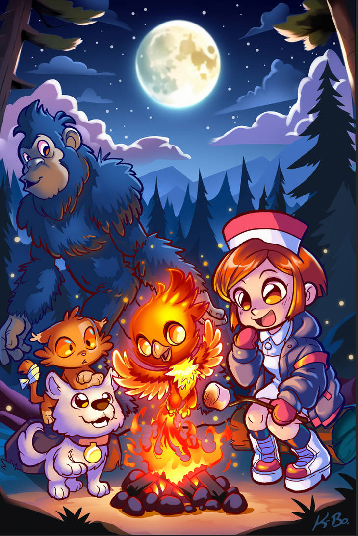 Cryptids by Campfire Convention Illustration by kevinbolk on DeviantArt