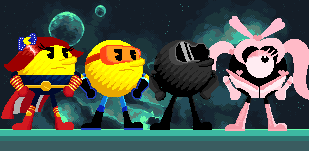 Deranged Pac Man Fan The pac-man fan characters in the Halloween style by Dreadbox14 on ...