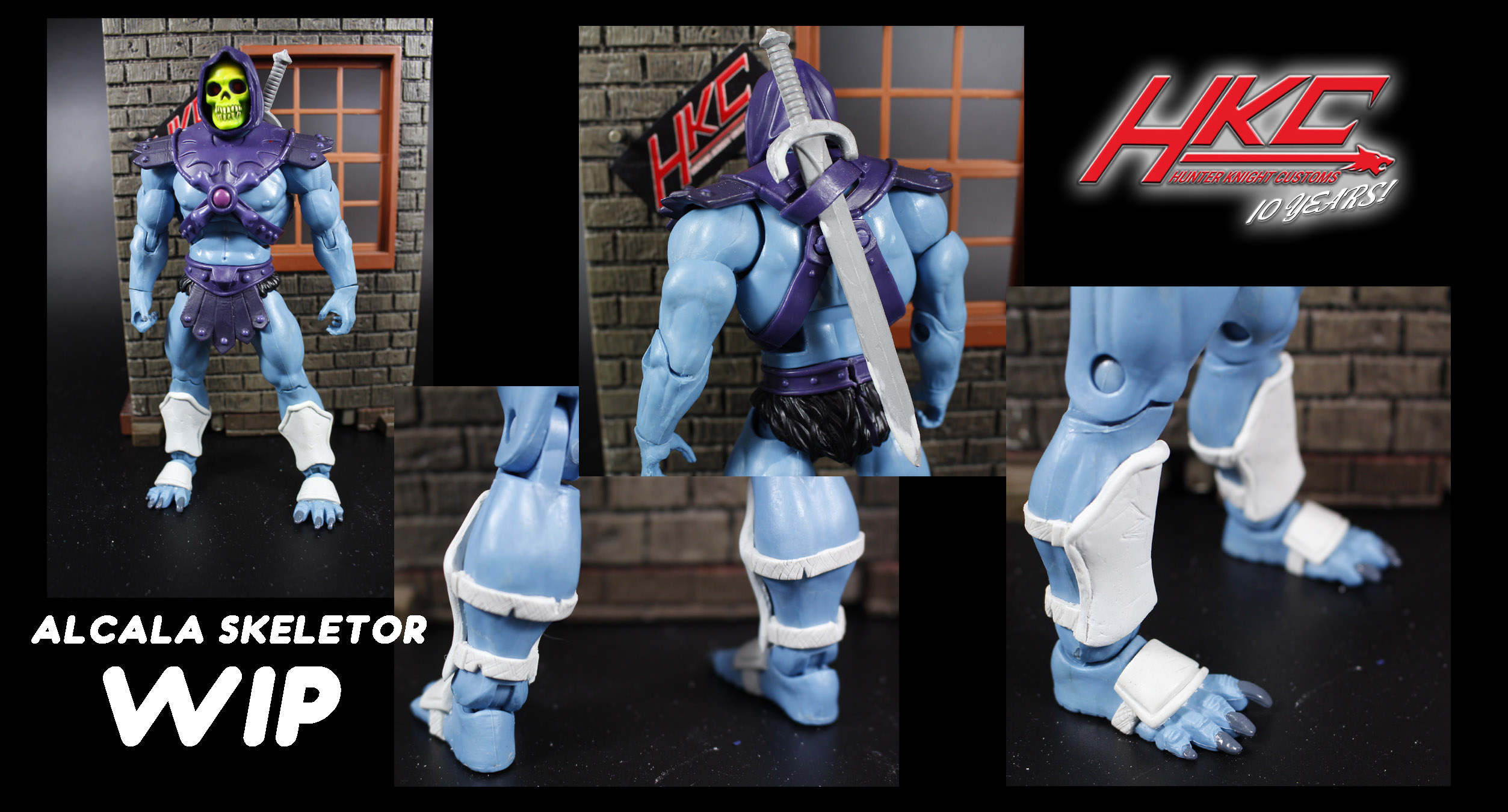 Custom Alcala Skeletor Wip Hunter Knight Customs