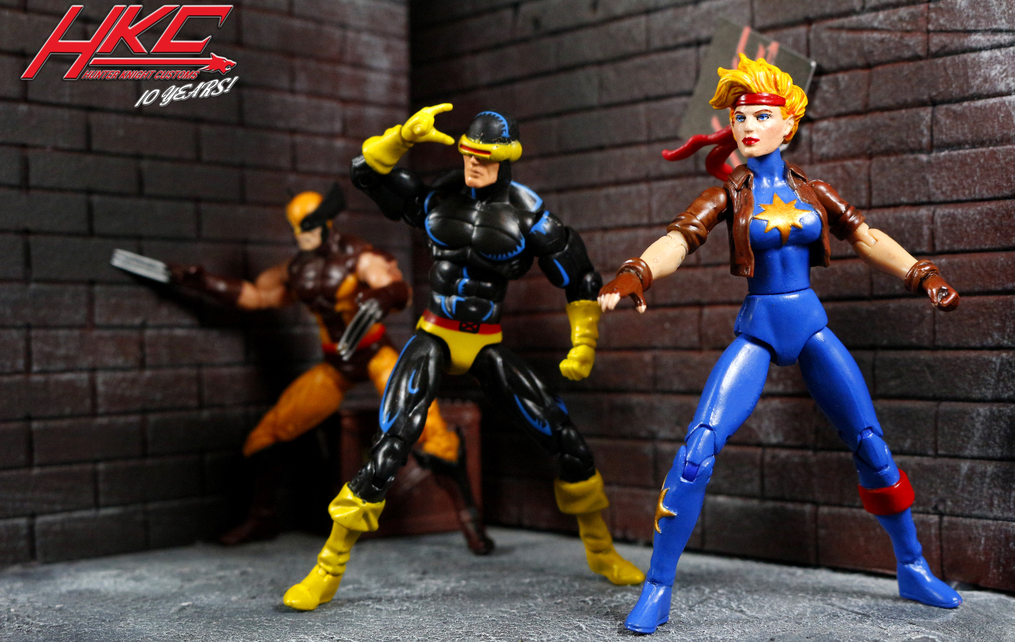 Dazzler, Cyclops and Wolverine