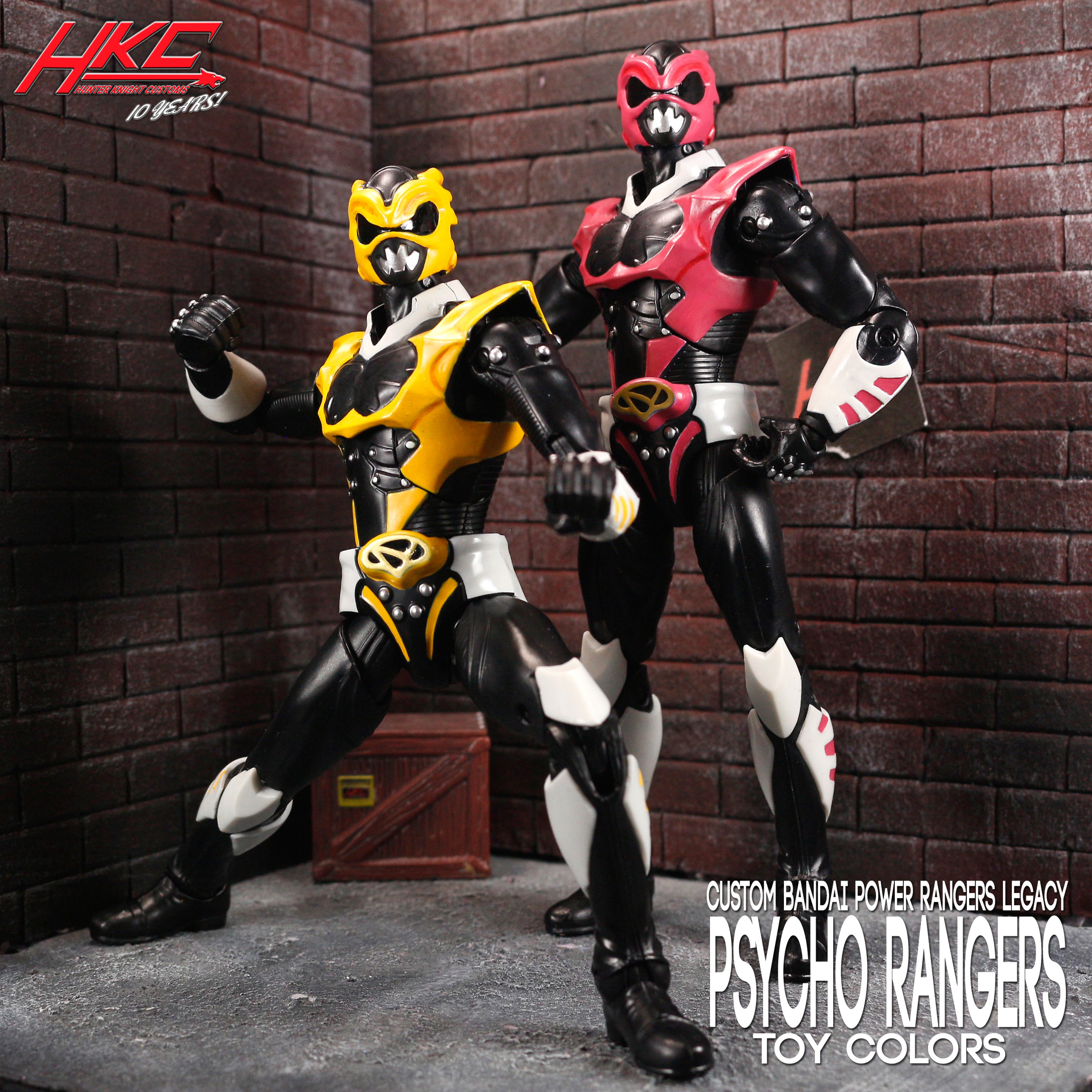 Power Rangers Legacy Pink Yellow Psycho Ranger by hunterknightcustoms ...