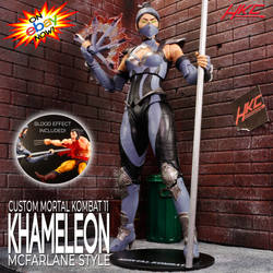 Custom Khameleon figure (Mortal Kombat 11)