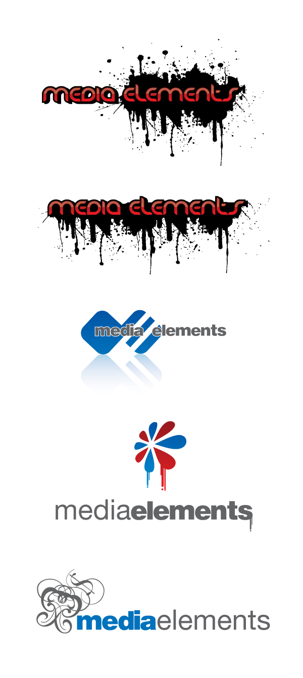 media elements logo options