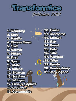 Transformice inktober prompt 2021