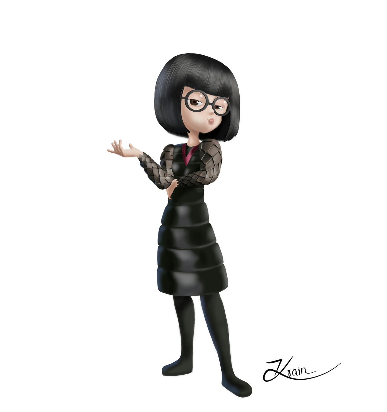 Edna Mode by Kraintz on DeviantArt