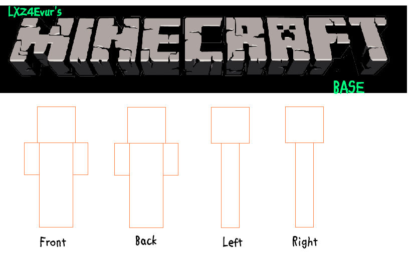 Minecraft Skin base by IDontLikeCoffee22 on DeviantArt