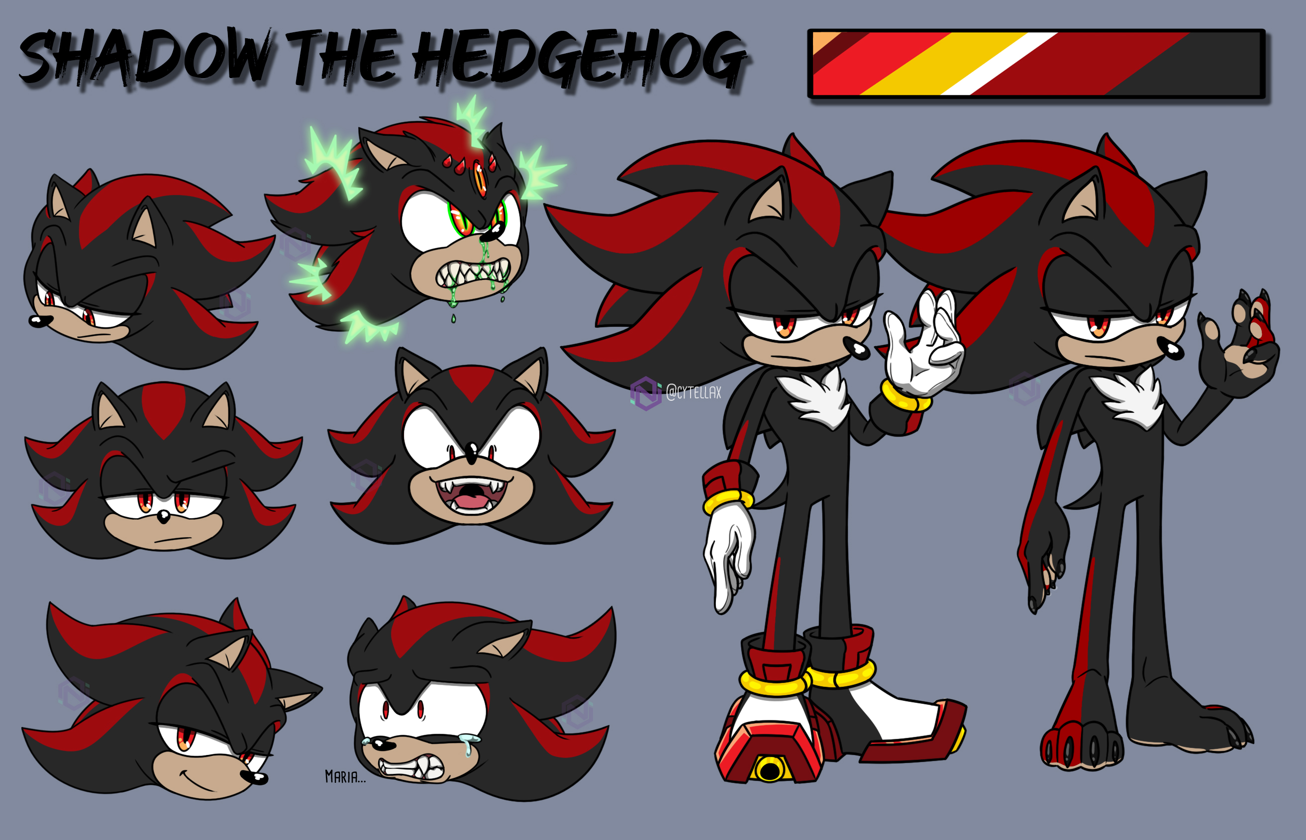 Classic Shadow the Hedgehog by SvanetianRose on DeviantArt