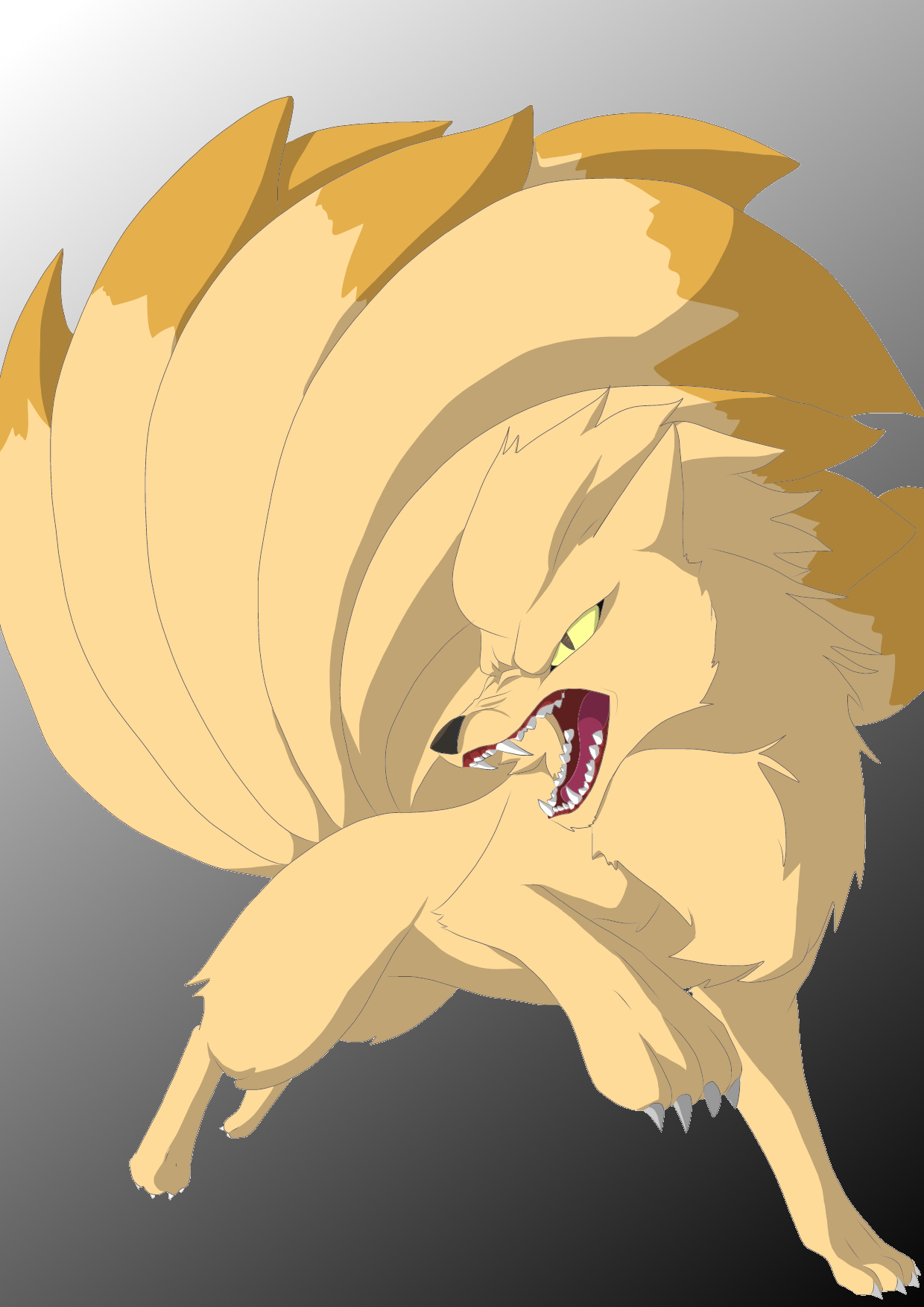 Ninetales Colored