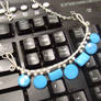 Geek to Chic Necklace Blue