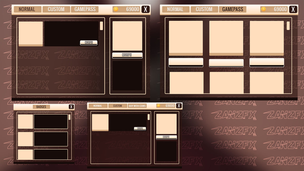 Morph Ui Example Morph-UI by xanzfxq on DeviantArt