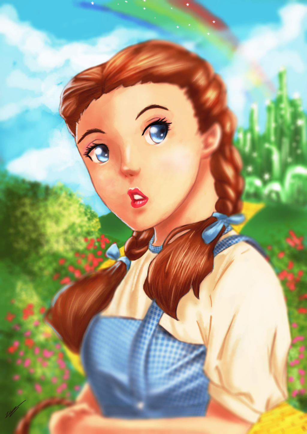 the wizard of oz Dorothy fan art by KhallidJoseph on DeviantArt