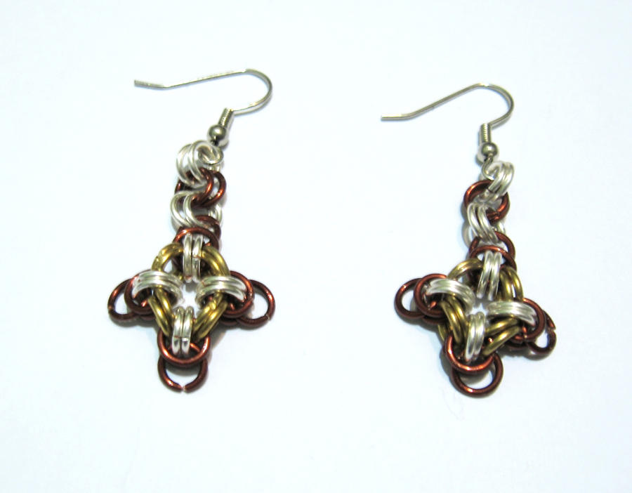 Chainmail earings