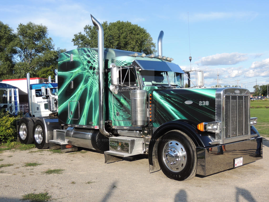 Green Machine Semis Green and Black Semi by redneckwoman1188 on DeviantArt