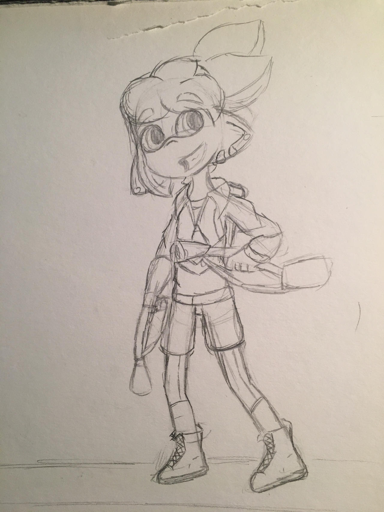 Complex Splatoon Drawing Splatoon sketch by deathcat23 on DeviantArt