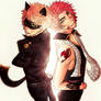 Natsu and Chat Noir