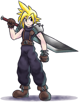 ''Mario+Luigi'' RPG Style: Cloud Strife (FFVII)