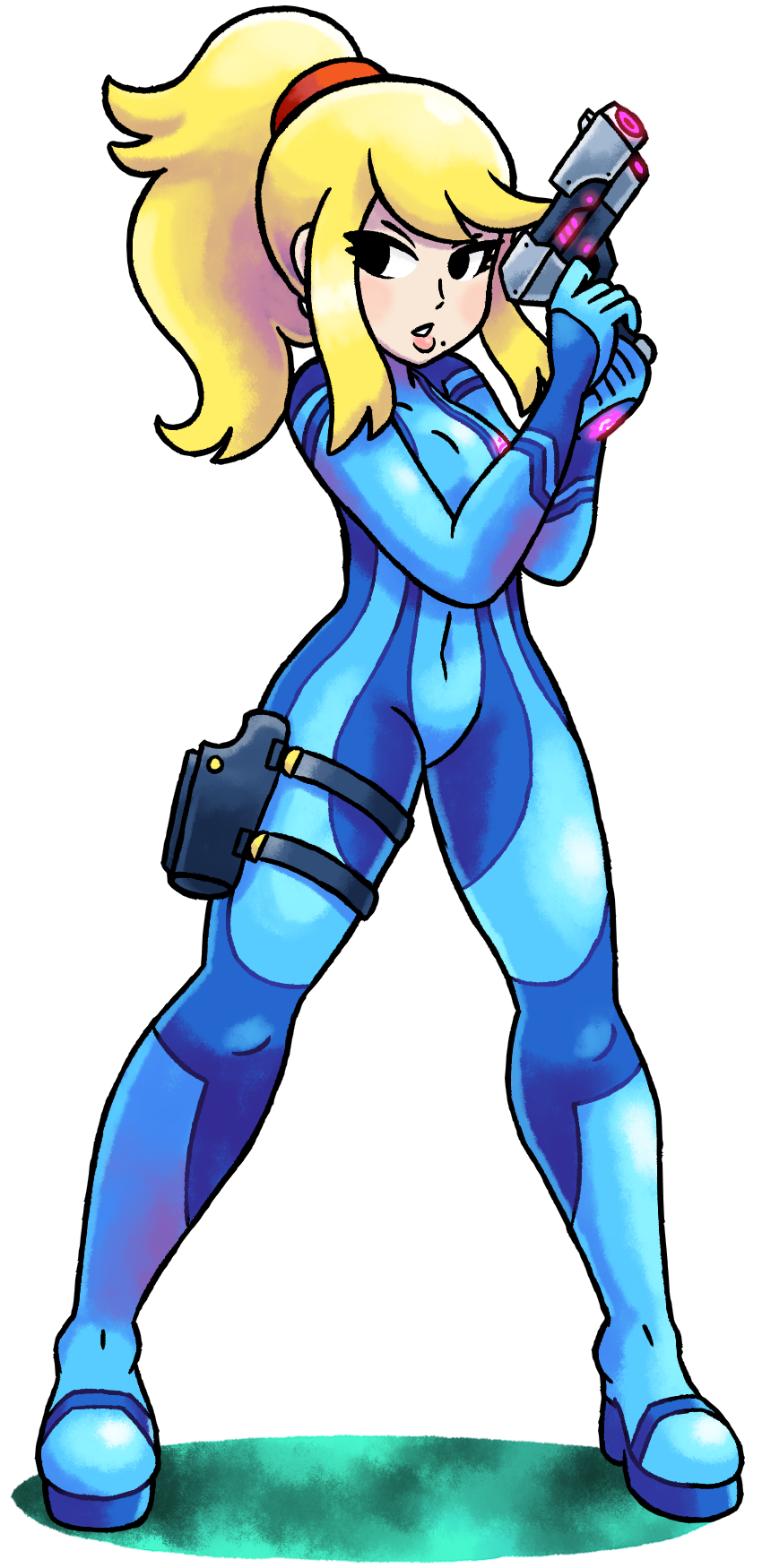 ''Mario+Luigi'' RPG Style: Samus Aran [Zero Suit]